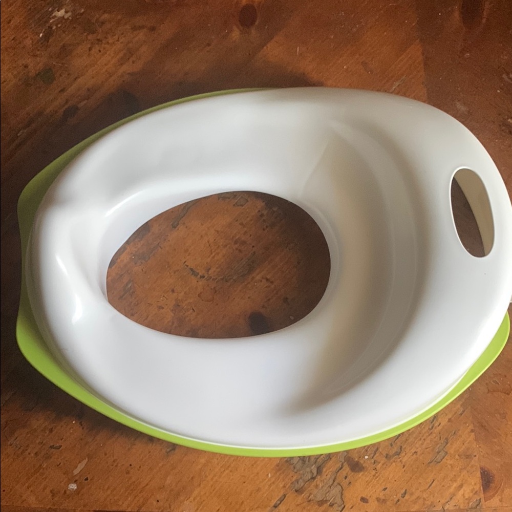 White and Green Kids Potty Seat